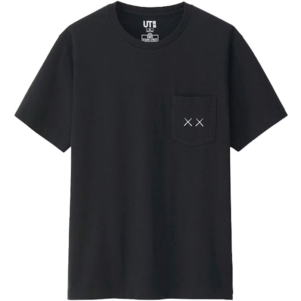 Kaws x Sesame Street x Uniqlo Black tee
